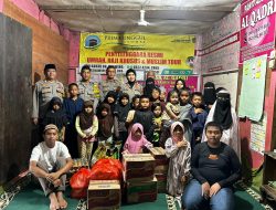 Sat Binmas Polres Maros Kunjungi Panti Asuhan, Salurkan Sembako Dan Buka Puasa Bersama Anak Yatim