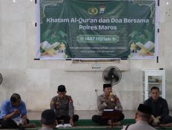 Polres Maros Gelar Khatam Al-Qur’an, Wujudkan Semangat Spiritual di Bulan Ramadan