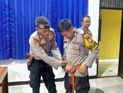 Tingkatkan Kemampuan Personel, Polres Maros Gelar Latkampuan Bhabinkamtibmas Polisi Penolong