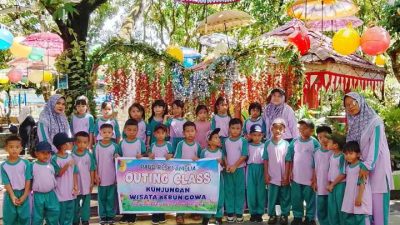 PAUD Reski Amelia Maros Kenalkan Pembelajaran Alam Lewat Outing Class