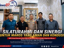 Kiwal Garuda Hitam Maros Jalin Sinergi dengan Polres untuk Perkuat Kamtibmas