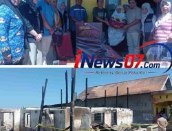 Rumah Almarhum Imam Masjid Rukujarung Ludes Terbakar, Pemerintah dan Dinsos Maros Salurkan Bantuan kepada Keluarga Korban