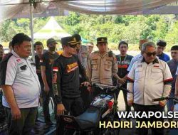 Wakapolsek Bantimurung Iptu Mahmud, S.H Hadiri Pembukaan Jambore Daerah III YRKI di Bantimurung, Ribuan Rider Ramaikan Acara
