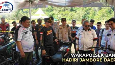 Wakapolsek Bantimurung Iptu Mahmud, S.H Hadiri Pembukaan Jambore Daerah III YRKI di Bantimurung, Ribuan Rider Ramaikan Acara