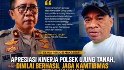 Ketua PERJOSI Makassar: Kehadiran Polsek Ujung Tanah Beri Rasa Aman bagi Masyarakat