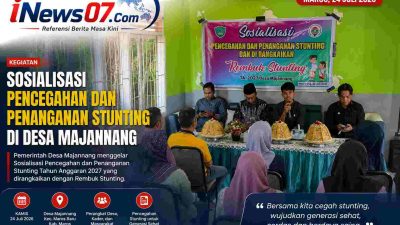 Desa Majannang Matangkan Program Penurunan Stunting TA 2027, Sekcam Maros Baru Buka Kegiatan