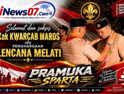 Muetazim Mansyur Ketua KwarCab Pramuka Maros, Mendapat Penghargaan Lencana Melati