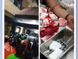 Ratusan Pengemudi Ojek Online Geruduk Polsek Mamajang, Desak Tangkap Pelaku Penebasan Dalam 24 Jam