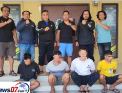 Polsek Lau Amankan Empat Terduga Komplotan Pelaku Pencurian Ternak