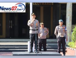 Kapolres Maros Ingatkan Personel Jauhi Pelanggaran dan Judi Online