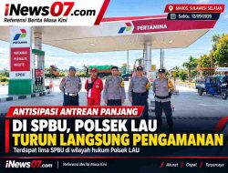 Polsek Lau Turunkan Personel Amankan SPBU, Antisipasi Antrean Panjang