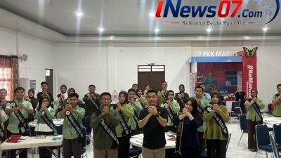 Cetak Generasi Muda Antinarkoba, Kasat Resnarkoba Polres Maros Bekali Finalis Duta Anti Narkoba