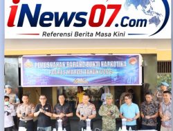 Polres Maros Musnahkan Barang Bukti Narkotika, Ungkap 62 Kasus Sepanjang Januari–Oktober 2026